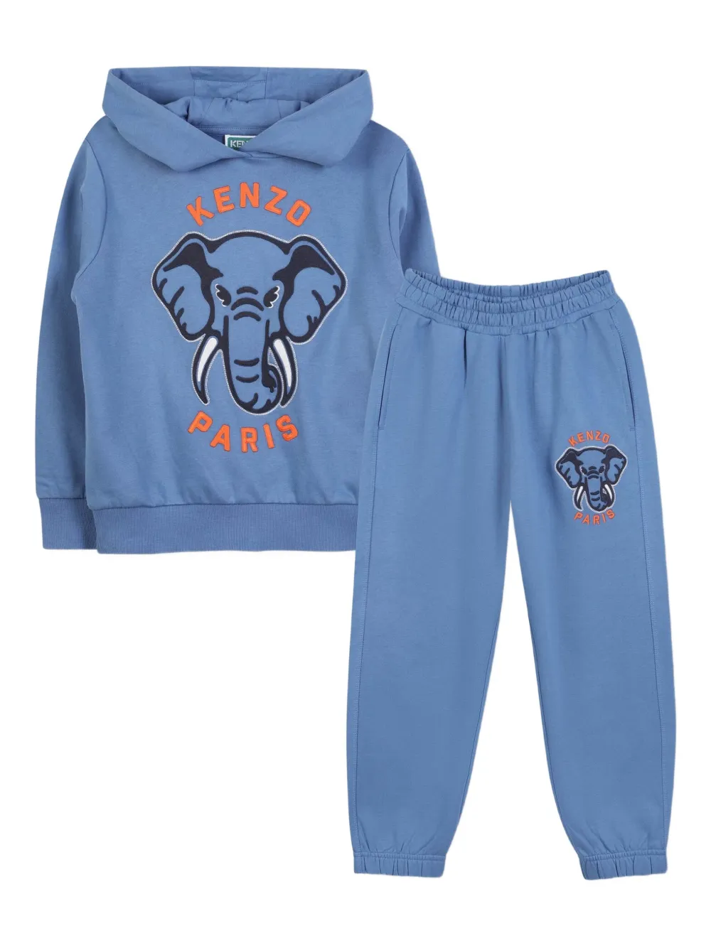 

Спортивный костюм с капюшоном Kenzo Kids, синий