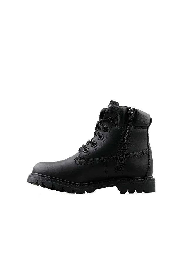 Детские ботинки для девочек на шнуровке Bruiser 2.0 Cat, Black — фото 2
