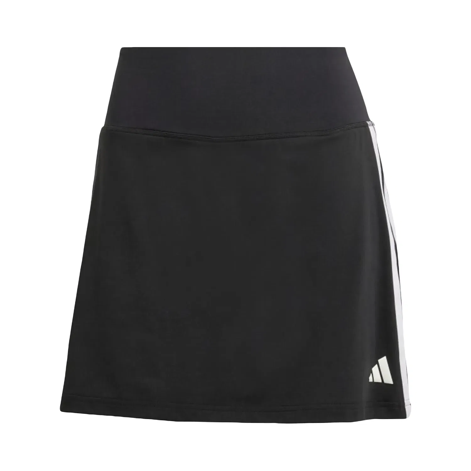 Спортивная юбка-шорты Adidas Train Essentials с тремя полосками, черный