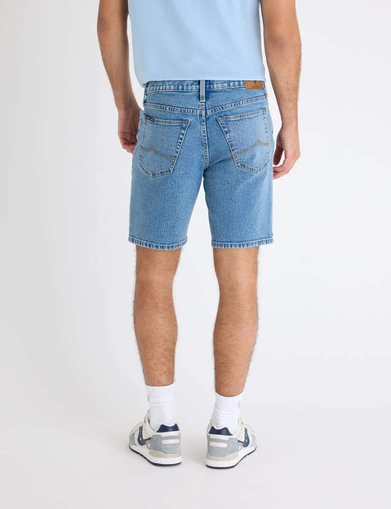 Мужские шорты U.S. Polo Assn. 5 Pocket Slim Straight 9.5" Denim, средне-синий — фото 2