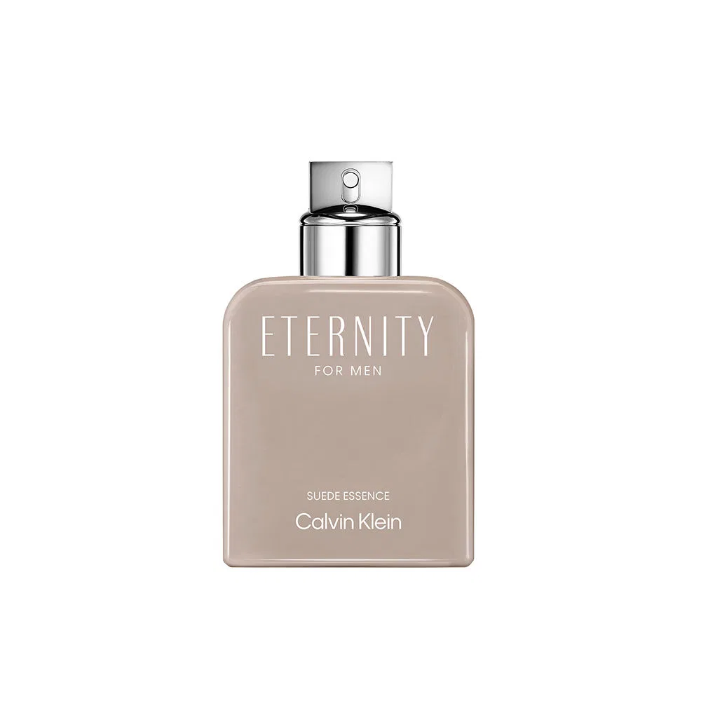 Парфюмерная вода для мужчин 200 мл, с аккордом замши Eternity for Men Suede Essence Parfum Intense Calvin Klein, Черный