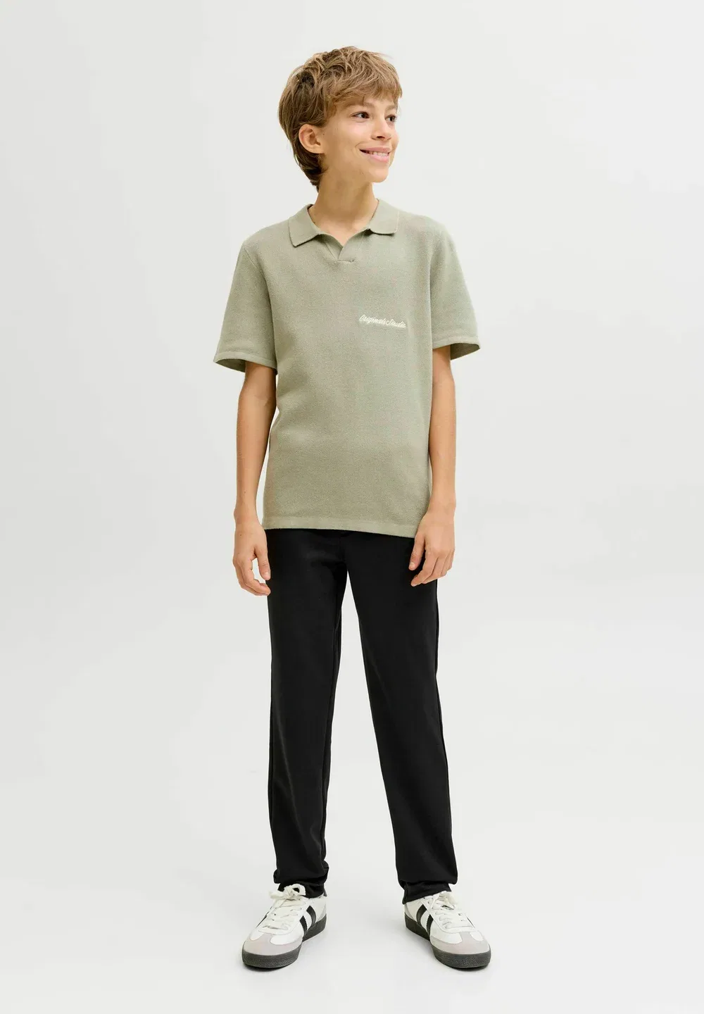 Чино чино юниор - чинос Jack & Jones Junior, Black
