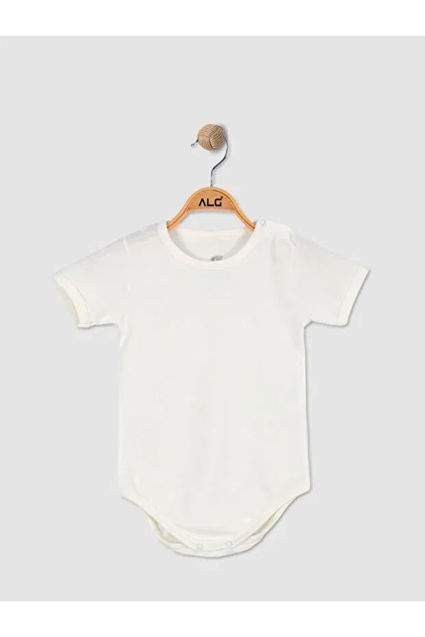 Детское боди для новорожденных хлопковый Alg, White