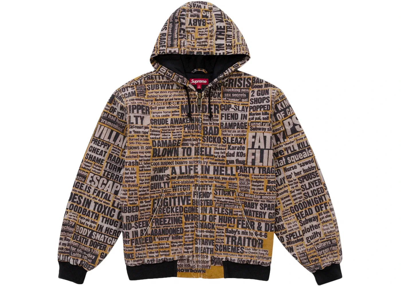 Мужская куртка с капюшоном Dash Snow Supreme, Multicolor