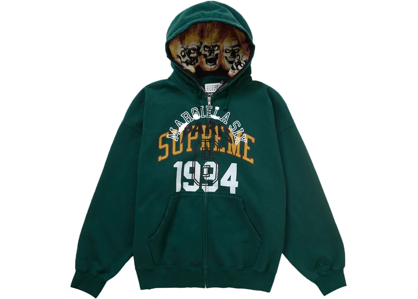 Мужская худи с длинным рукавом Supreme, Dark Green