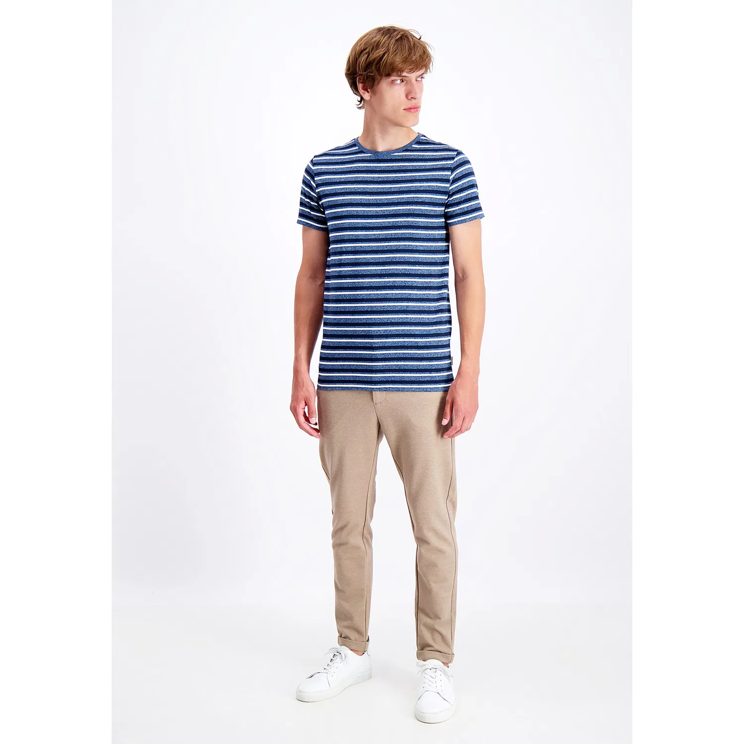 Детские брюки из стрейч-ткани Slim Fit Lindbergh, Sand Mix — фото 3