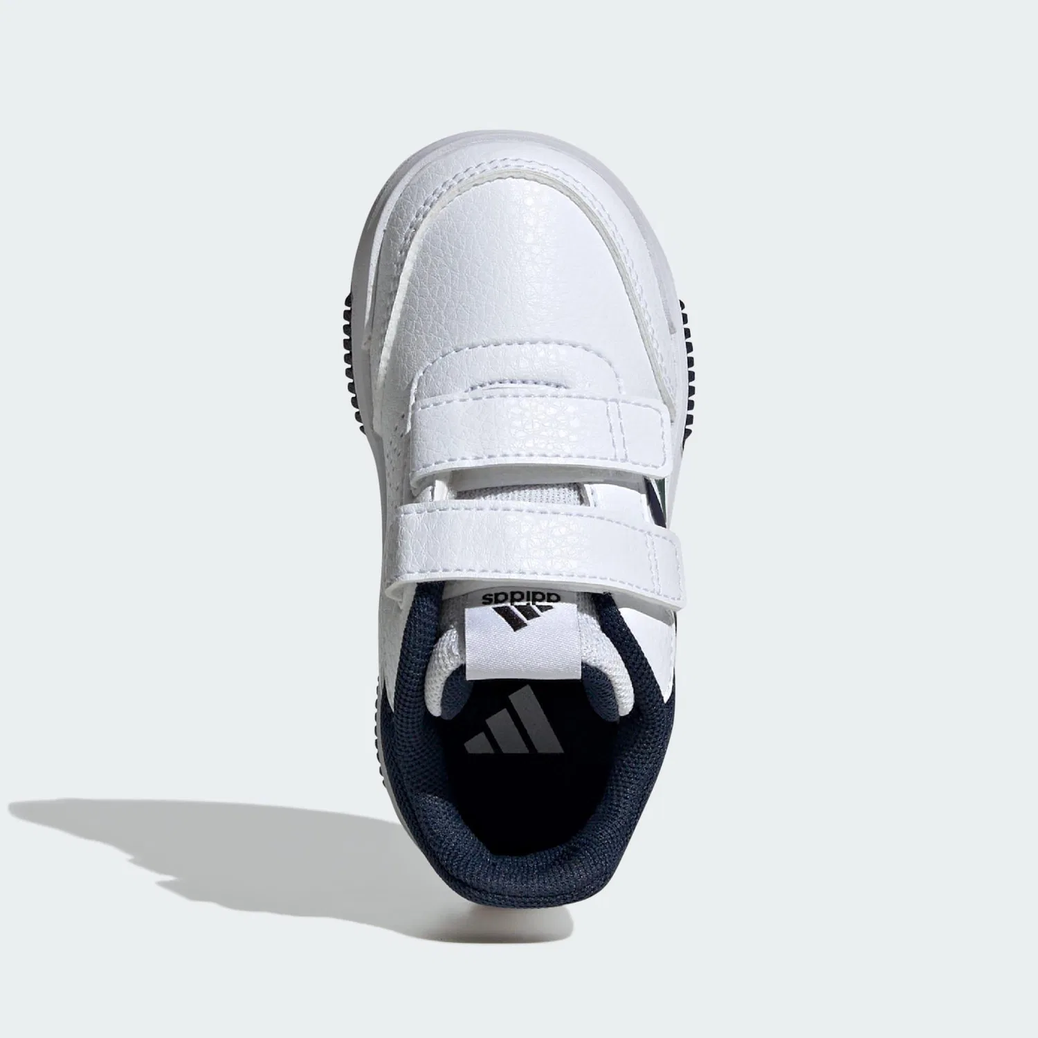 Детские Кеды Tensaur Hook and Loop Adidas, Weiss Grun Navyblau — фото 3