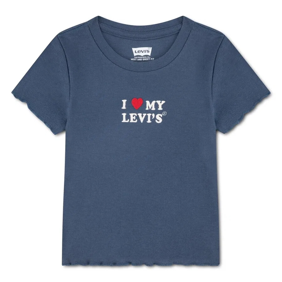 Детская футболка Levi's Kids темно-синего цвета