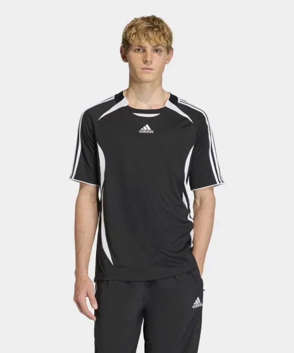 Футболка с принтом Teamgeist, Adidas, черный
