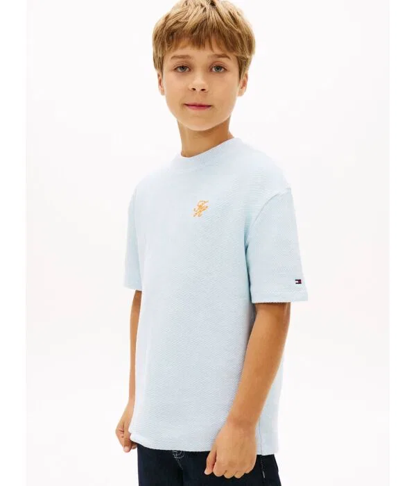 Детская футболка Tommy Hilfiger, Azzurro