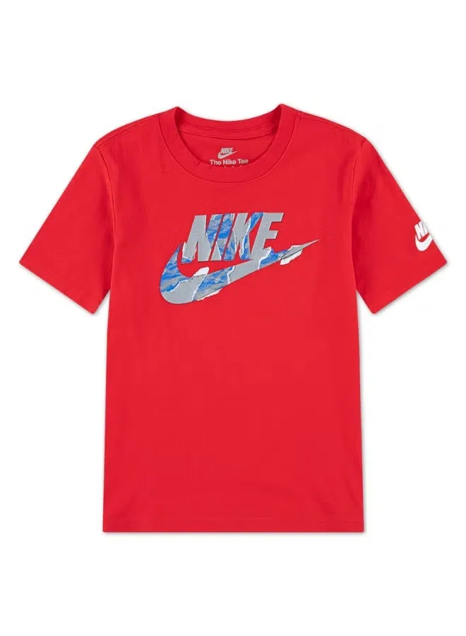 Футболка с коротким рукавом с принтом Futura Nike, красный