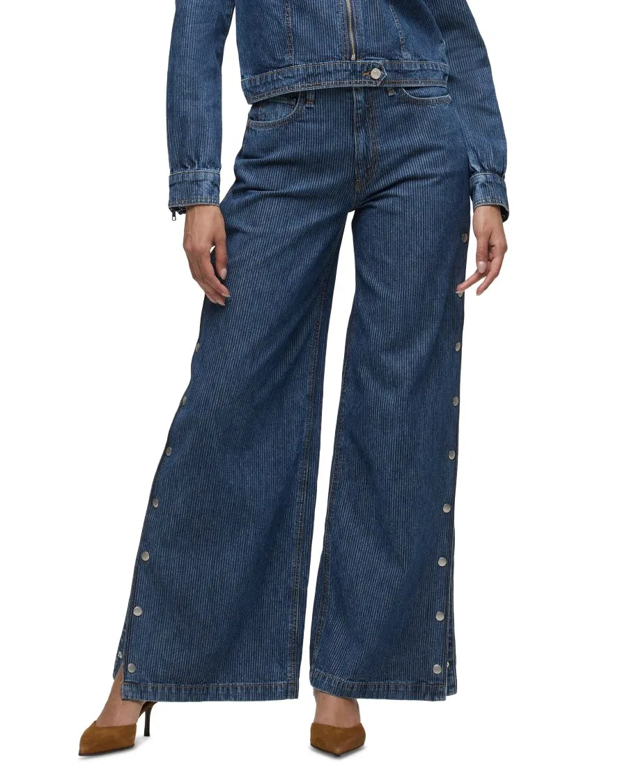 Джинсы с высокой посадкой и широкими штанинами James Hudson Jeans, Bedford Co