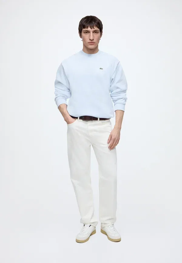 Толстовка Lacoste однотонная, свободная посадка — фото 2