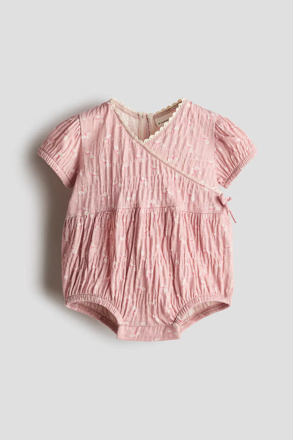 Комбинезон с запахом H&M, Hellrosa/Geblümt