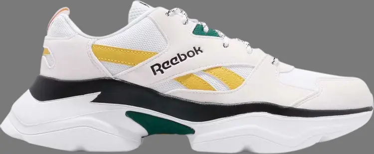 

Кроссовки royal bridge 3 'green yellow' Reebok, белый