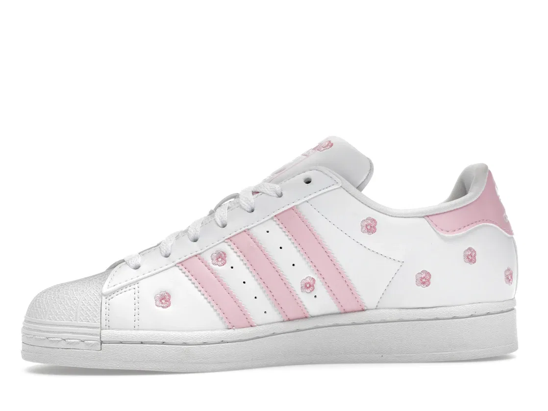 Детские кроссовки Lifestyle Adidas Superstar, Cloud White/Clear Pink/Cloud White — фото 3