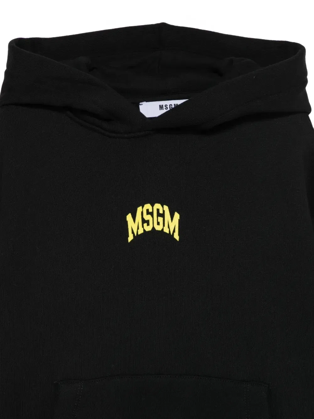 Толстовка с принтом логотипа MSGM Kids, черный — фото 3