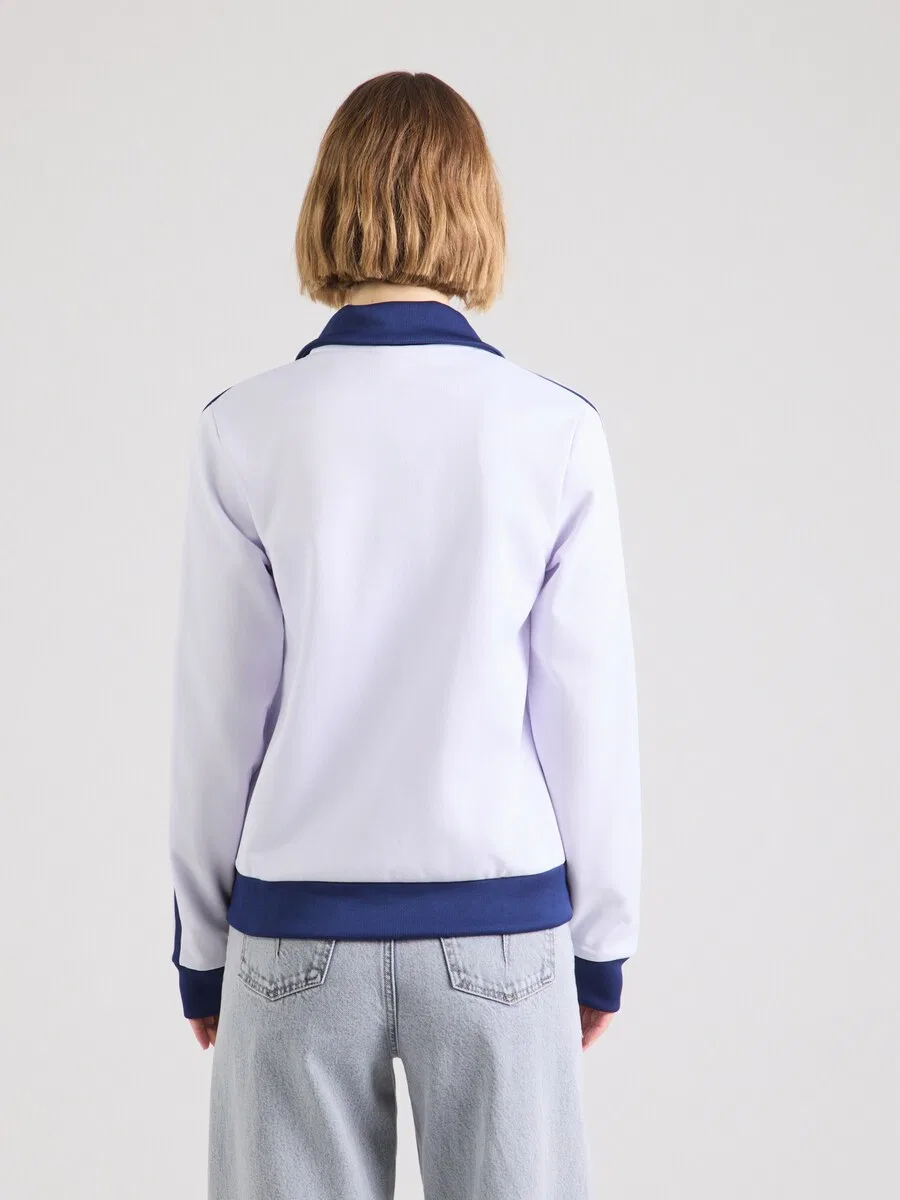 Худи на молнии ADIDAS ORIGINALS 'CLASSIC' белого цвета — фото 4