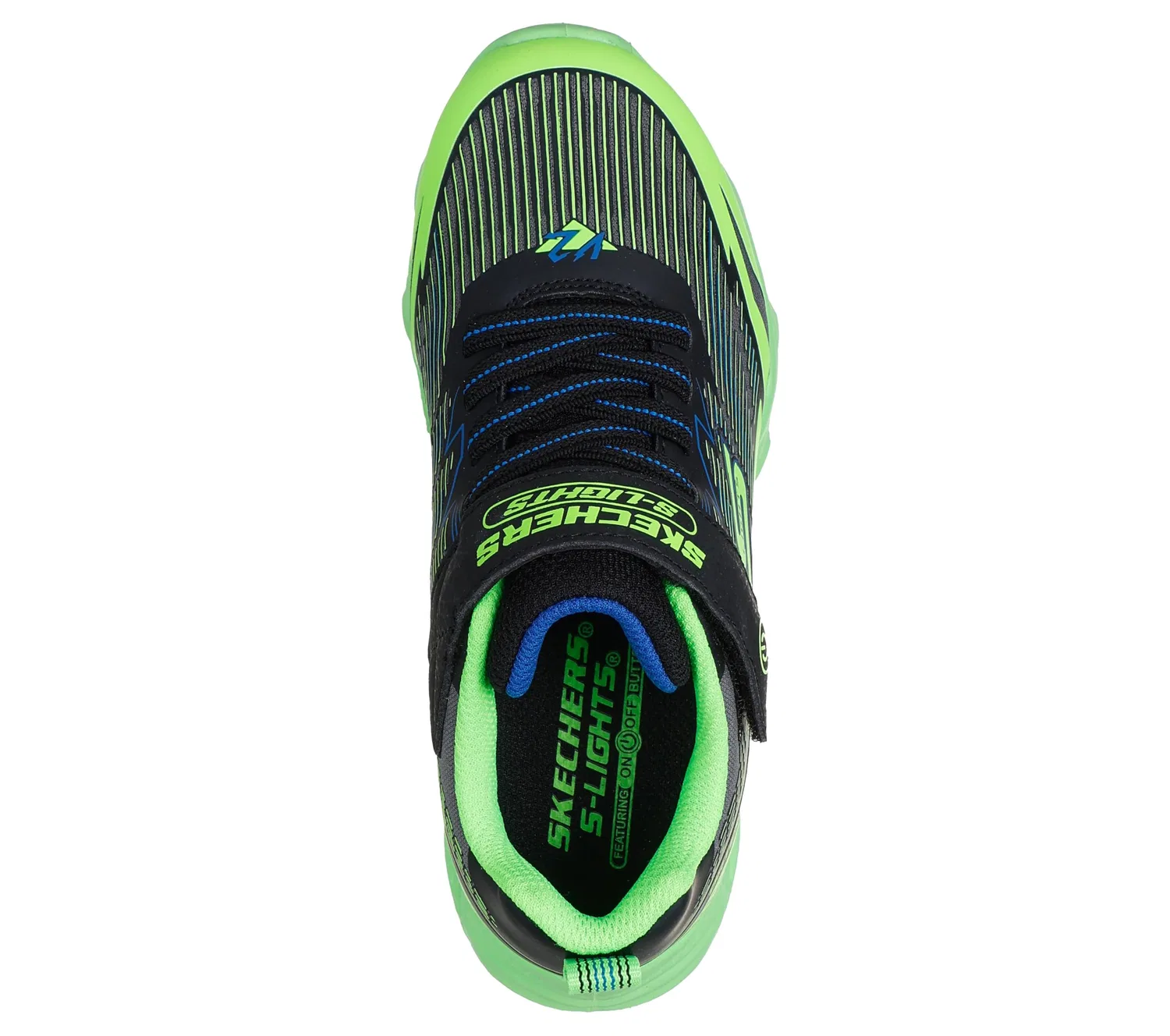 Детские кроссовки для мальчиков с максимальной амортизацией Vortex 2.0 Skechers, Lime Green Black — фото 3