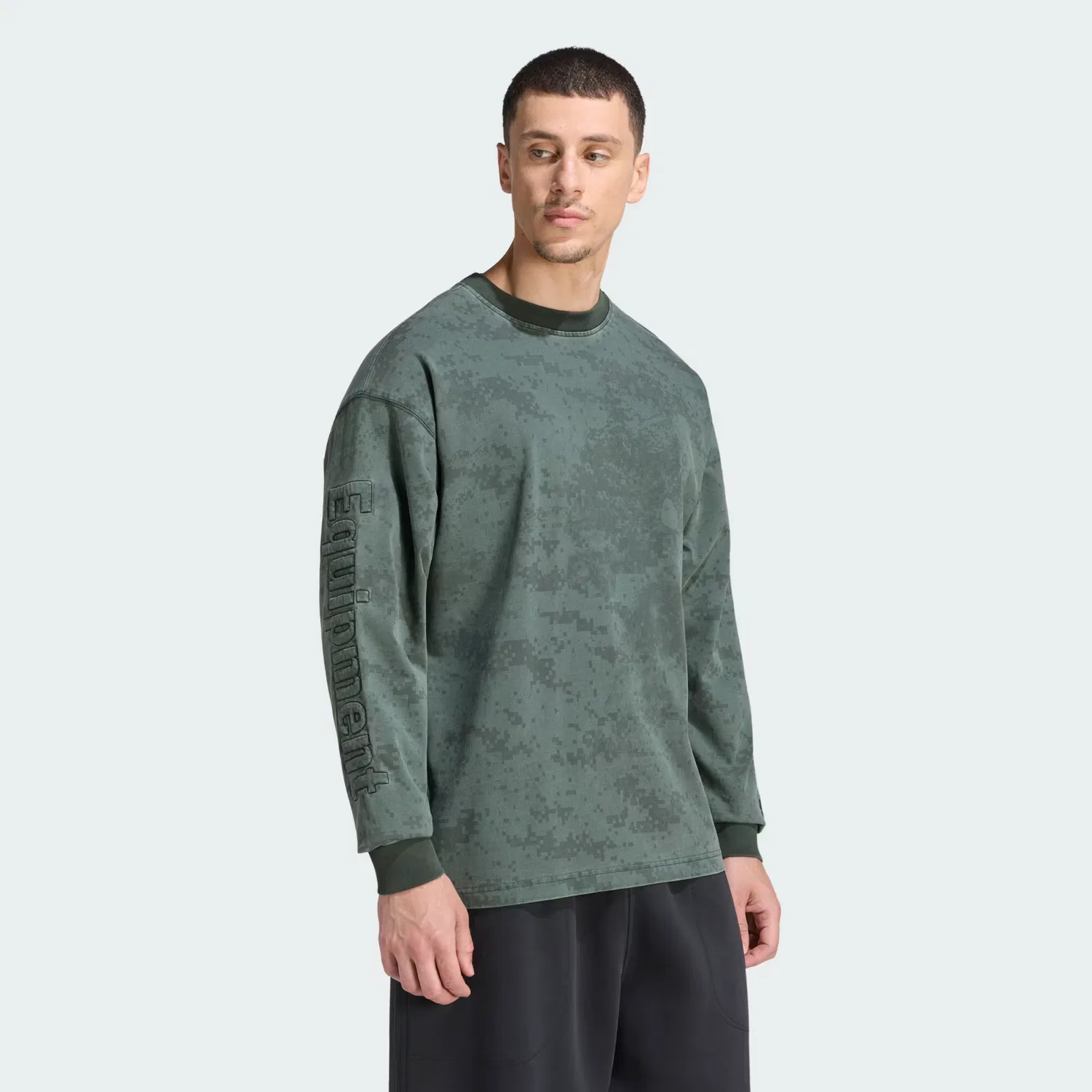 Мужская футболка оверсайз Equipment Adidas Originals, Legend Ivy