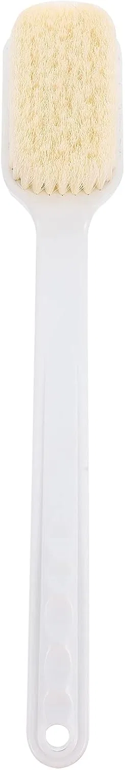 Щетка для тела с длинной ручкой, KAJNBN, 36x5.8x2.5 см, Белый