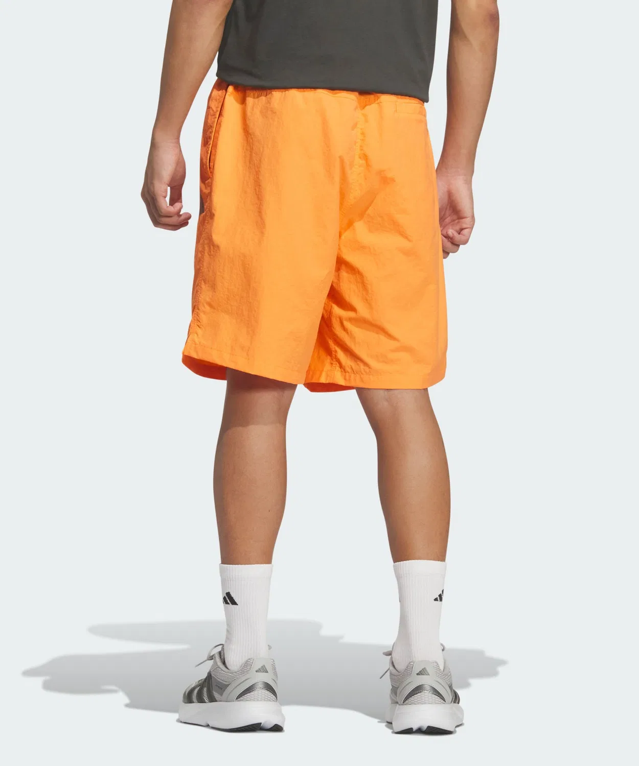 Мужские шорты свободного кроя с плетеным узором, Adidas, Orange — фото 2
