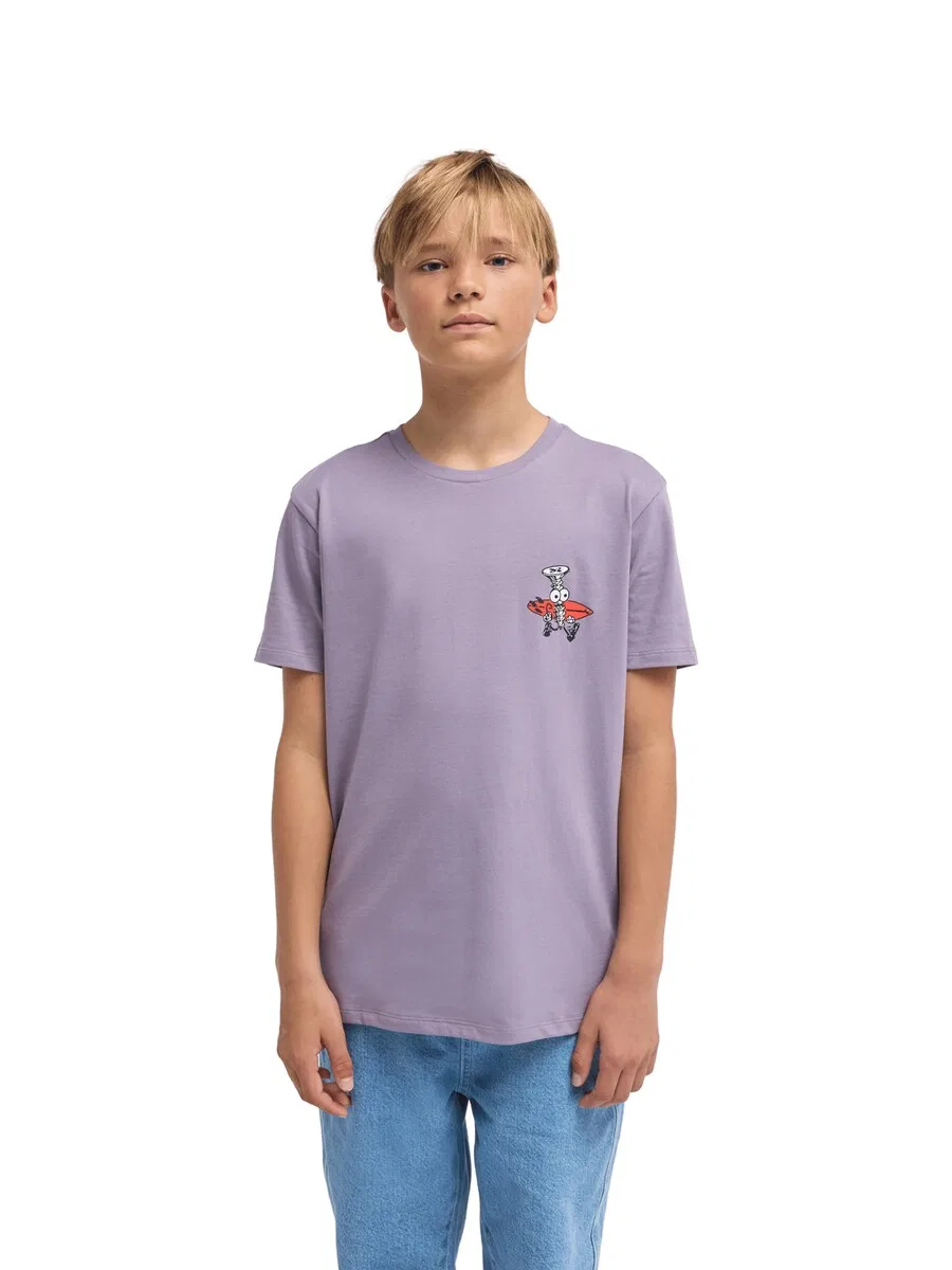 Футболка BILLABONG 'Screw It' лавандового цвета — фото 3