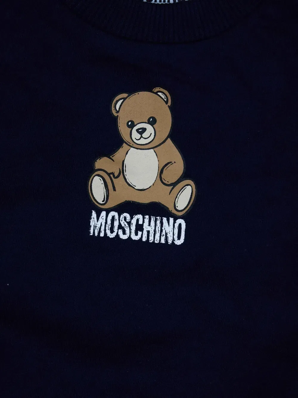 Спортивный костюм с принтом мишки Тедди Moschino Kids, синий — фото 3