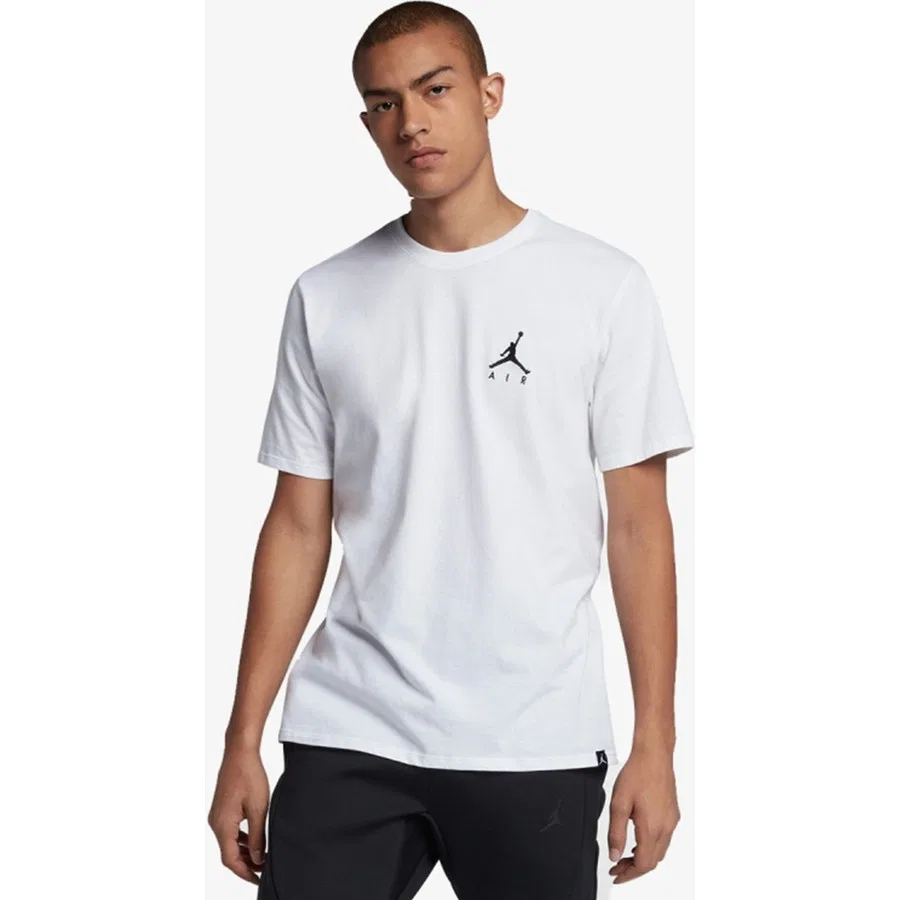 Футболка с коротким рукавом Jordan Jumpman Air Nike, Бело-черный