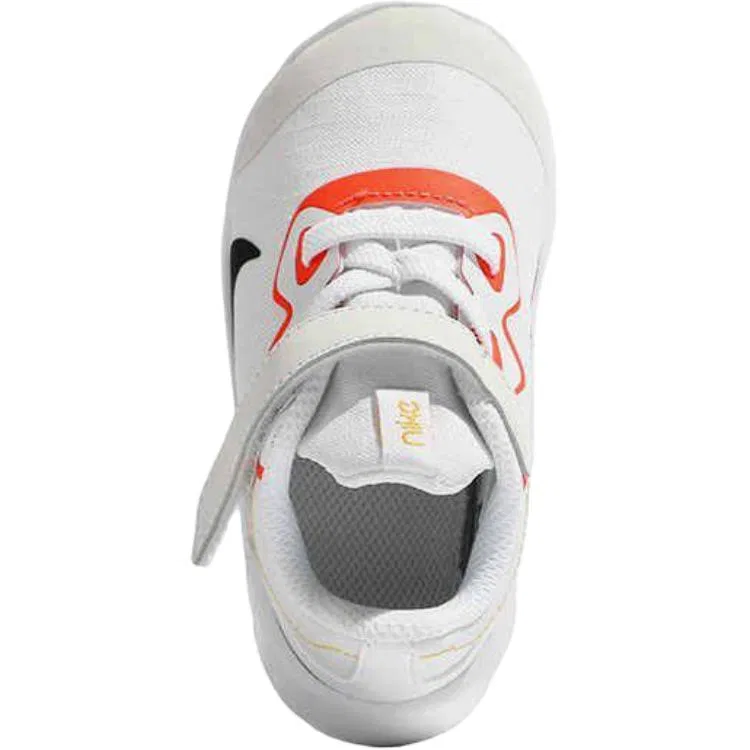 Детские кроссовки для малышей с защитой от скольжения Nike Explore Strada Slip Resistant Abrasion Resistant Low Top, White Black — фото 3