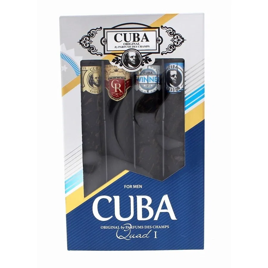 Набор парфюмерный мужской Cuba Gold, 4x35 мл