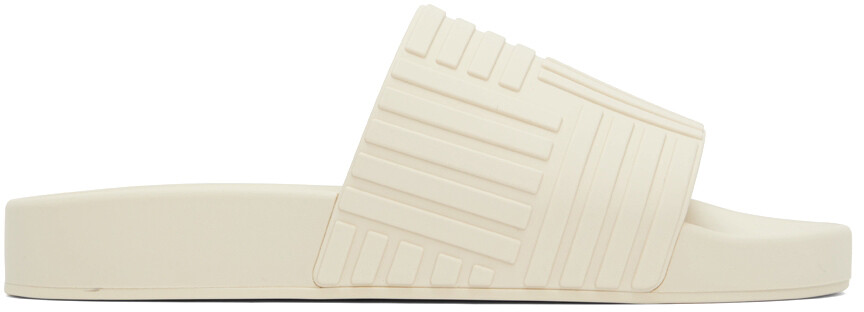 Off-White резиновые шлепанцы Bottega Veneta
