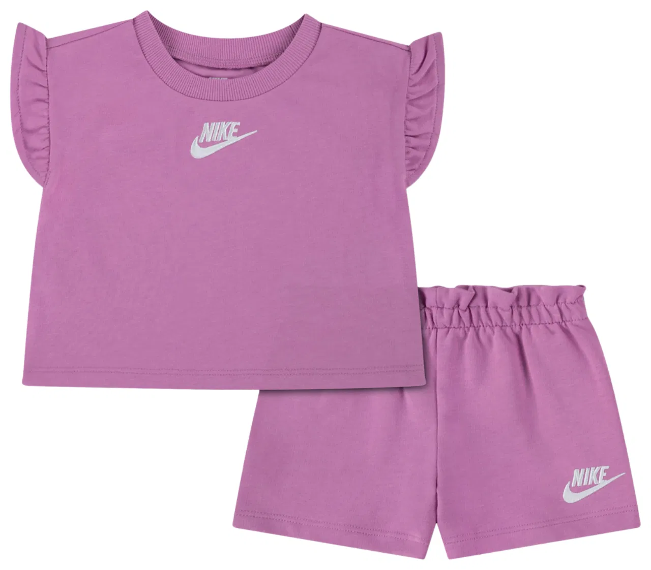 Детский костюм Nike French Terry, фиолетовый/белый