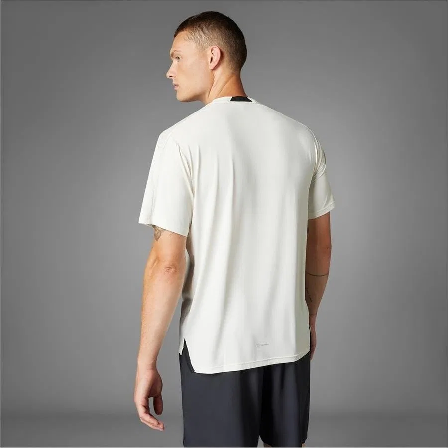 Мужская футболка с принтом D4T INT. TEE adidas, Белый — фото 2