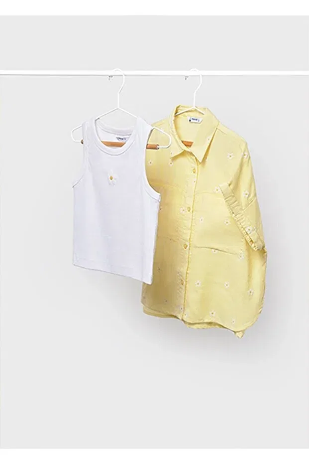 Детский комплект боди для мальчиков хлопковый Mayoral, Yellow — фото 3