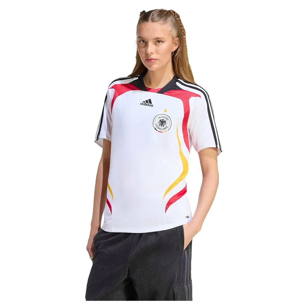 Женская футболка с длинным рукавом Adidas Germany Home 2007, White