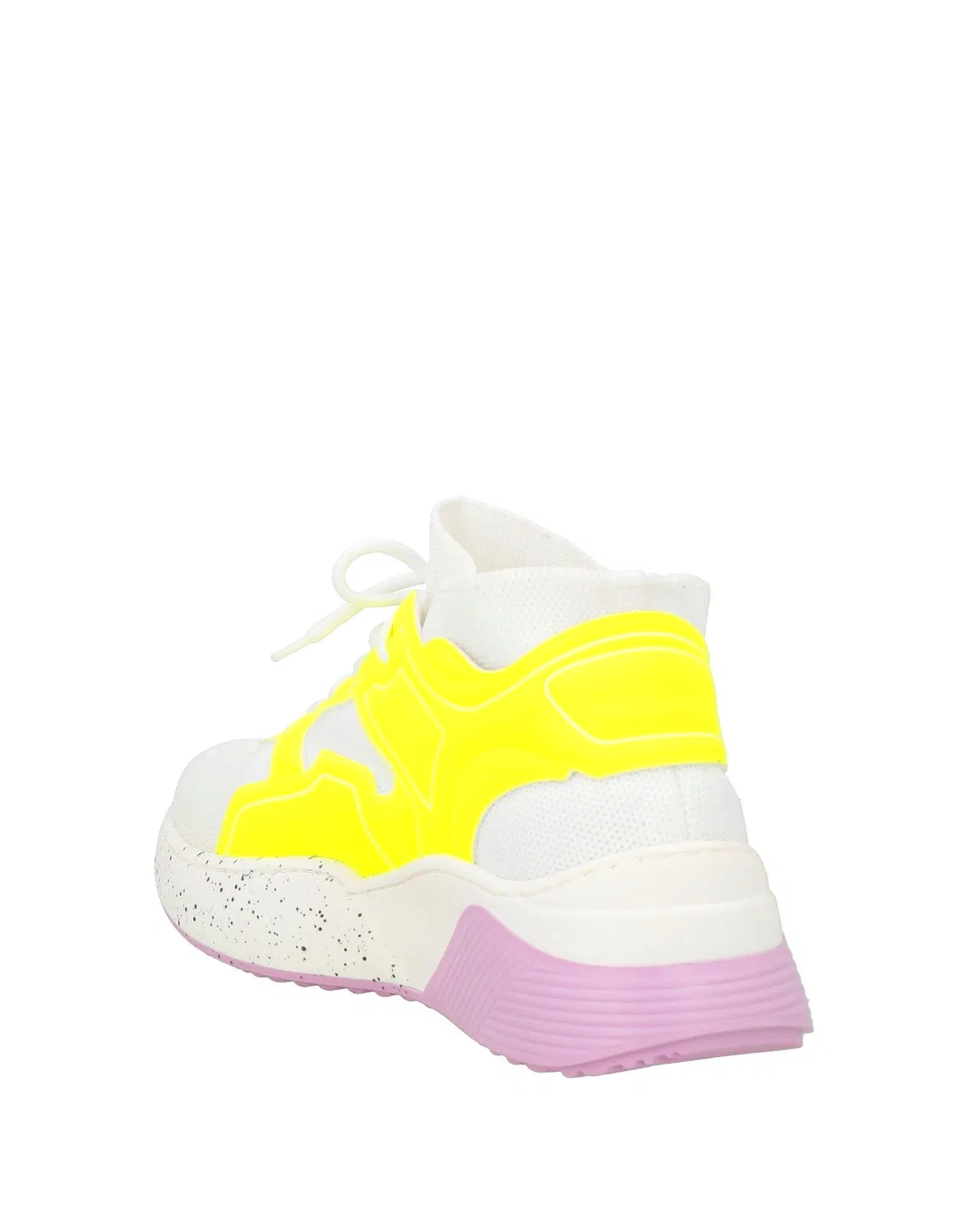 Детские кроссовки-носки для девочек с принтом Stella Mccartney Kids, белый — фото 3