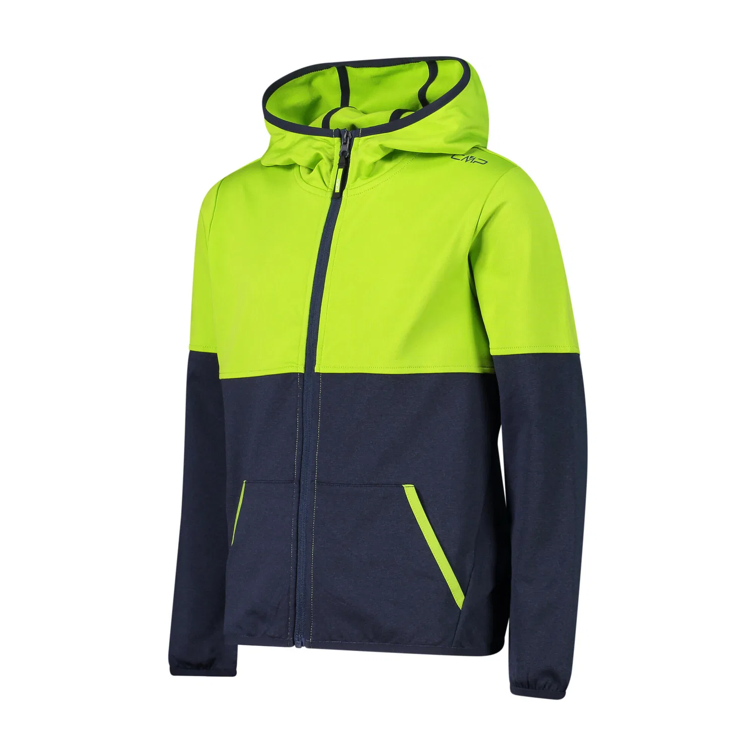 Детская куртка с капюшоном KID JACKET FIX HOOD Cmp, Темно-синяя — фото 2