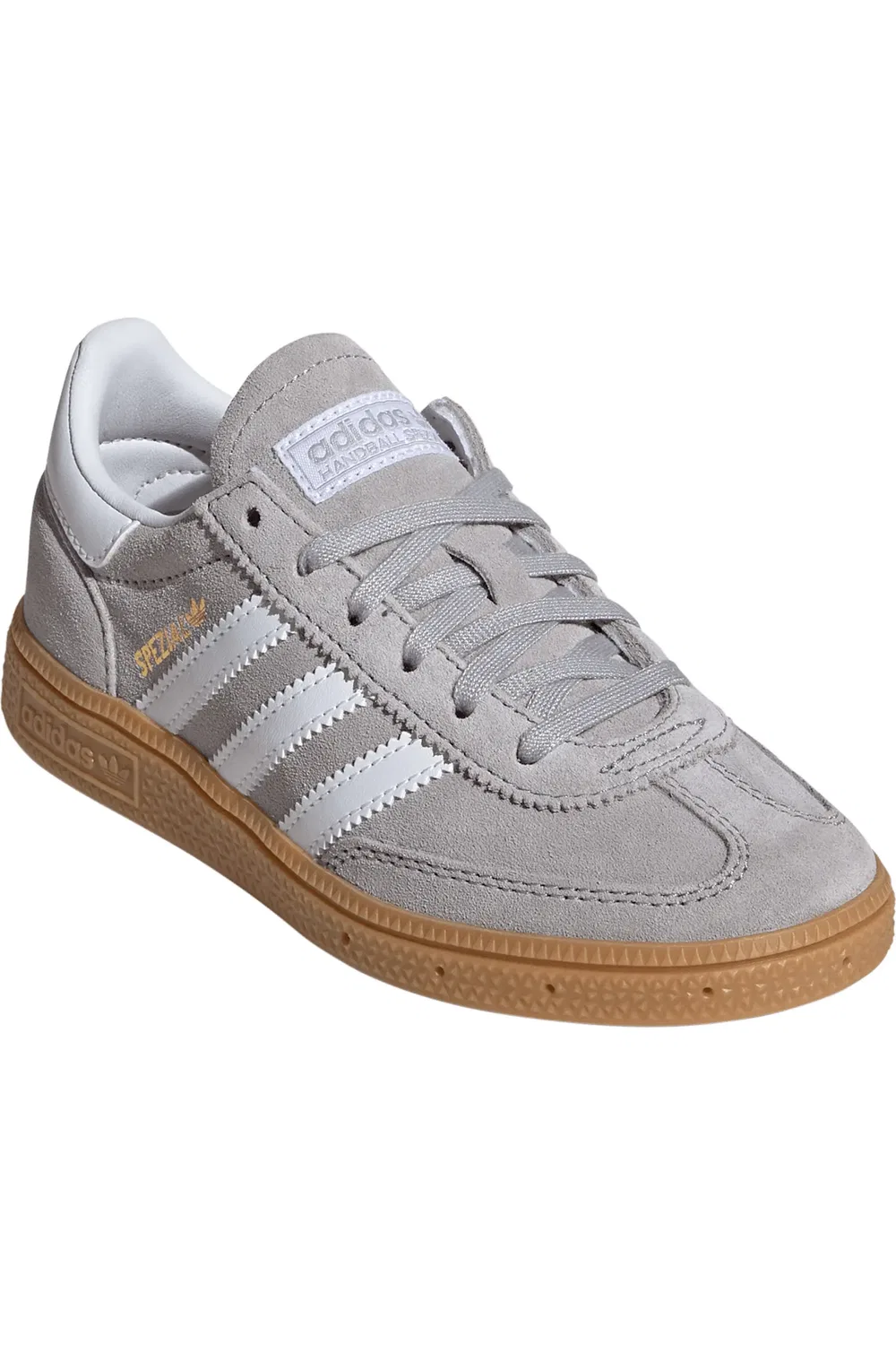 Кроссовки детские для гандбола Handball Spezial adidas, Grey/White/Gum