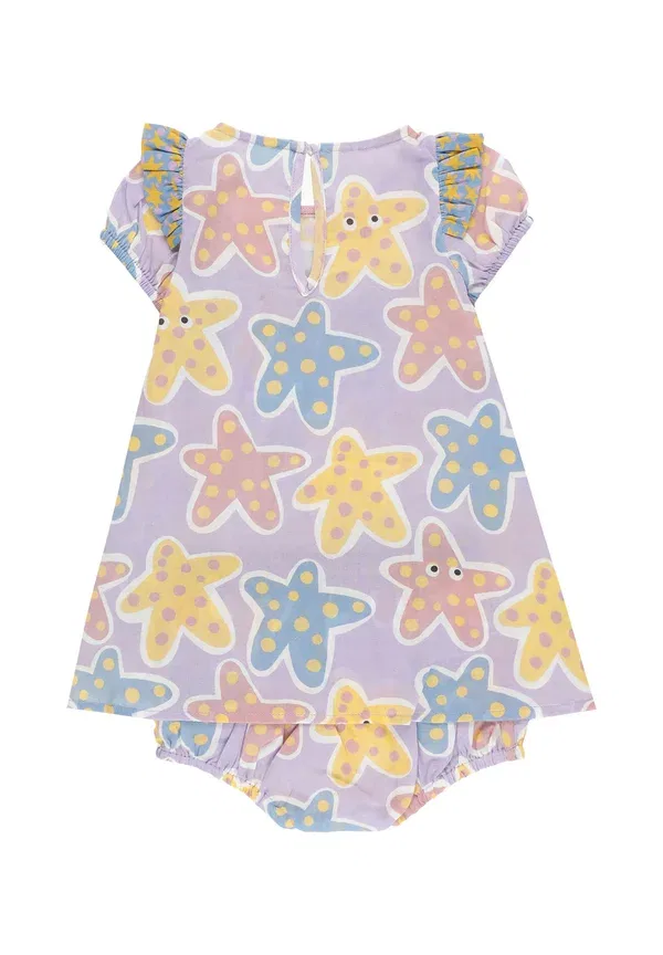 Комплект с принтом Set - day dress Stella Mccartney Kids, viola, фиалковый — фото 2