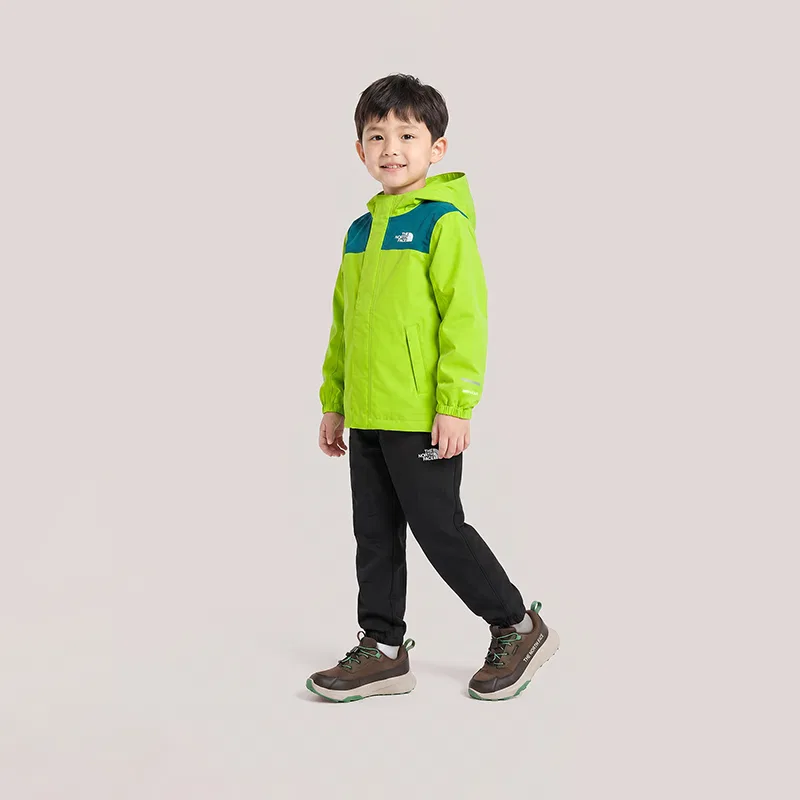 Детская ветровка с капюшоном Wild Green THE NORTH FACE — фото 4
