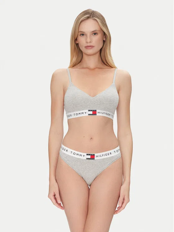Бюстгальтер-бралетт Tommy Hilfiger, серый — фото 2