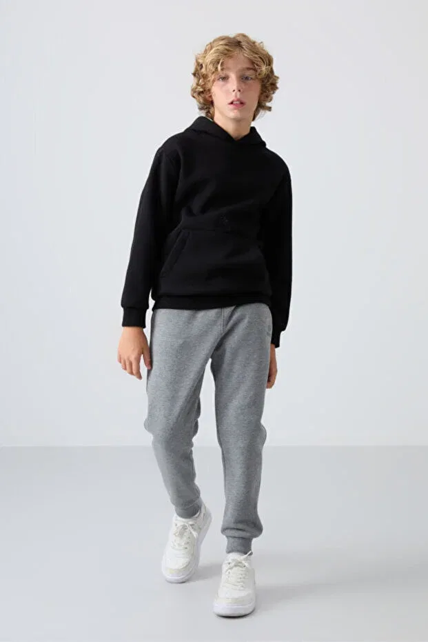 Детские спортивные штаны для мальчиков с длинным внутренним швом 2-pack Tommy Life, Black-Gb Continues — фото 4