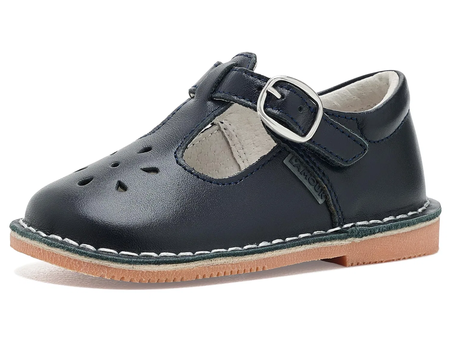 Кроссовки Joy (для малышей, маленьких и больших детей) L'Amour Shoes Kids, Navy