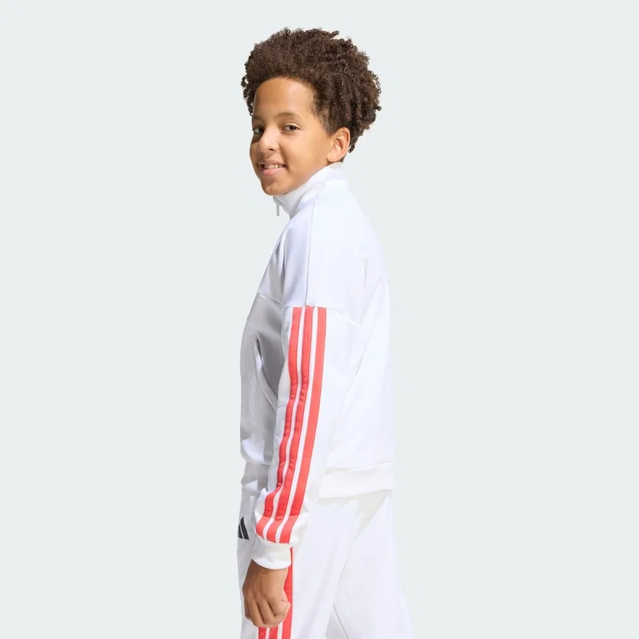 Детский спортивный верх от тренировок Jude Bellingham Training Tracktop Kids adidas, Белый — фото 2