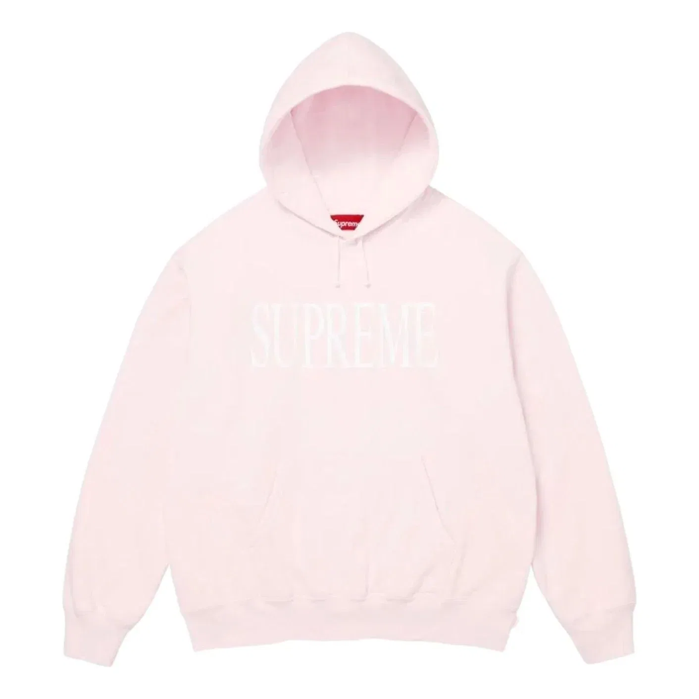 Мужское худи FW26 Capital Hooded Sweatshirt 'Pale Pink' Supreme, Pale Pink