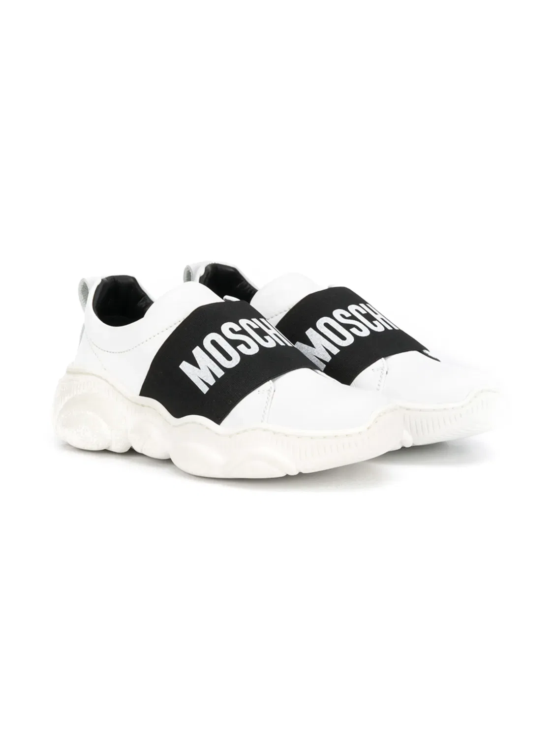 Кроссовки с логотипом Moschino, белый