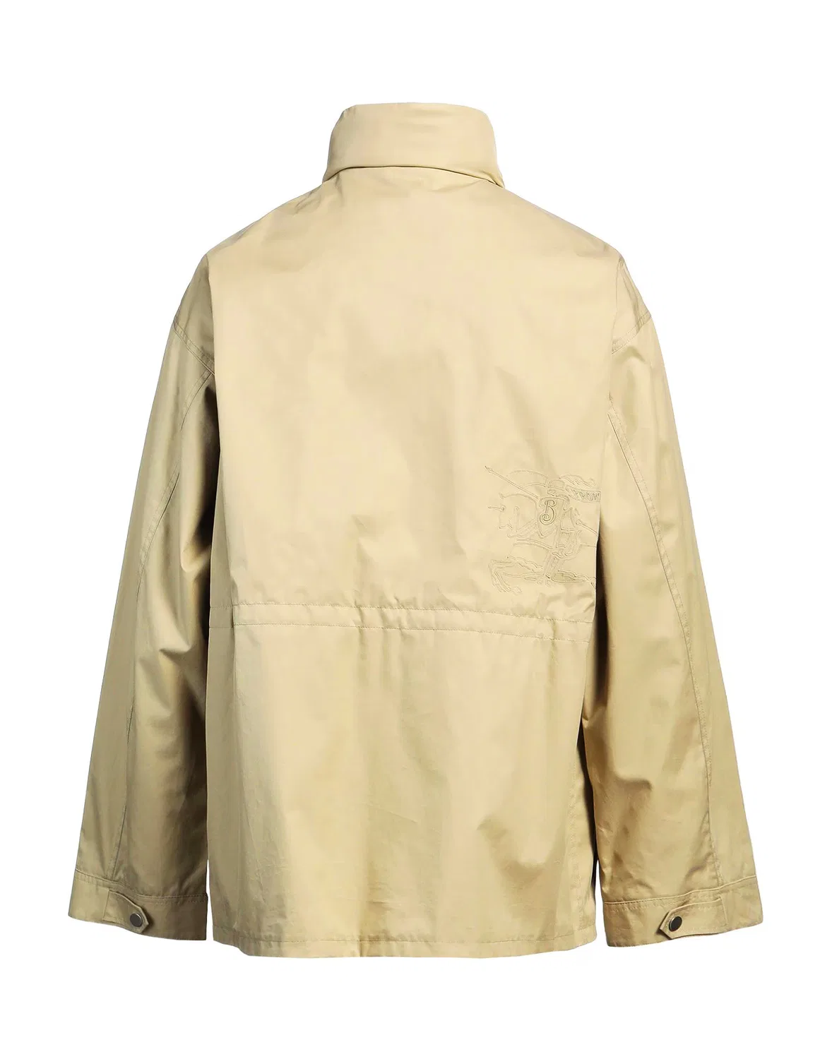 Мужское пальто-парка с капюшоном Khaki Burberry, хаки — фото 2