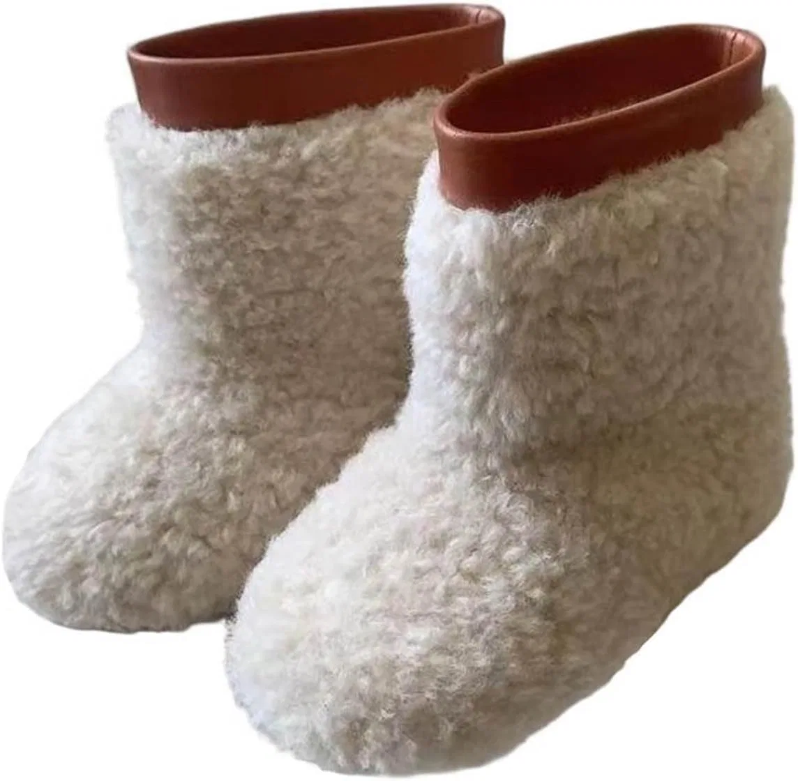 Детские зимние сапоги для девочек с искусственным мехом Zzalalana, Beige