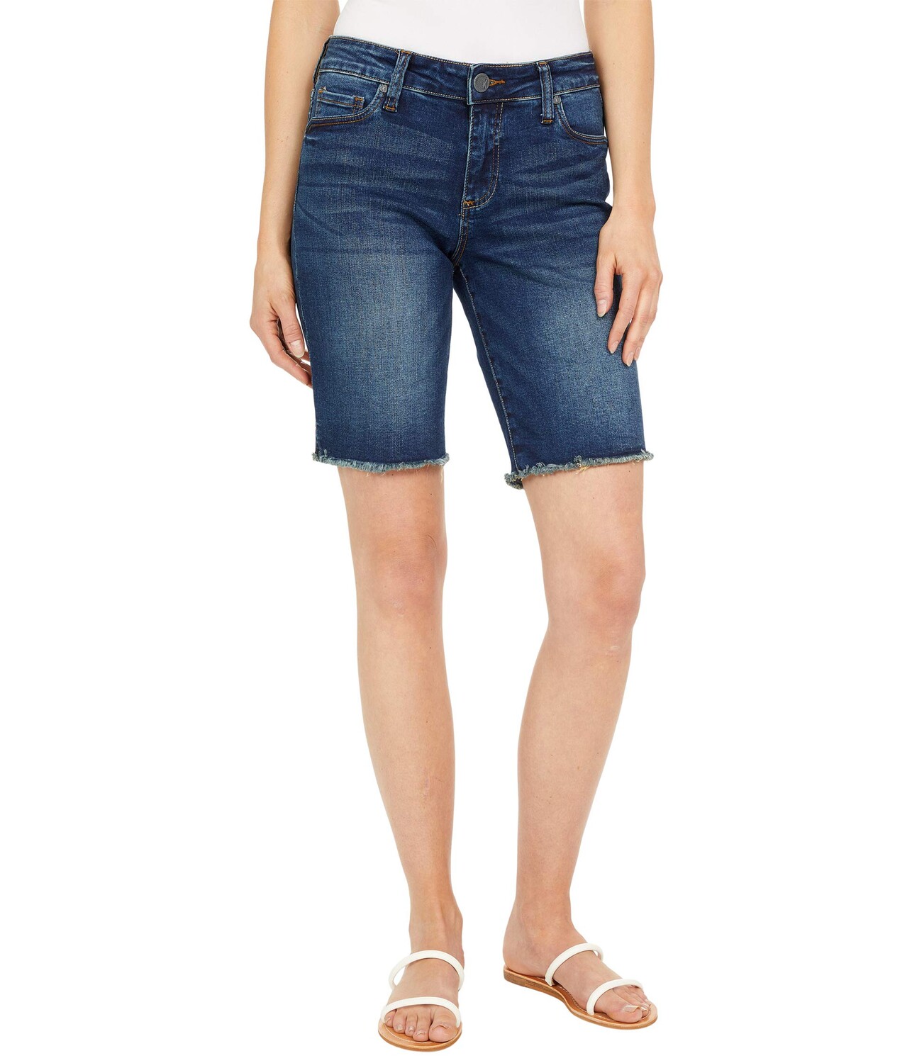 

Шорты KUT from the Kloth, Natalie Bermuda Jean Shorts